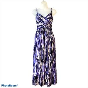 Jennifer Lopez Faux Wrap Maxi Dress